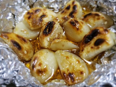 【ビールに合う!】にんにくのホイル焼き